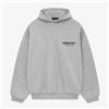 Fear Of God Essentials Fleece Hoodie (FW24) Light Heather Gray Grigi