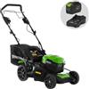 Greenworks GD48LM46SP - Tagliaerba a batteria 48V 4Ah + in omaggio batteria 48V 2Ah - Taglio 46 cm
