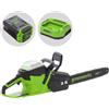 Greenworks CS40O6 - Motosega a batteria 60V 4Ah - Lama da 40cm