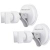 PROZADALAN Doccia Regolabile Rimovibile Universale Staffa da Parete Soffione, Supporto per doccia regolabile a 360°, Ventosa Regolabile ad Angolo Supporto per Doccia (2pcs)