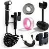 PORFOYO Doccia Bidet Portatile, Bidet doccia a mano, Bidet Portatile Kit Doccetta, Doccetta Bidet Acciaio Inossidabile, Bifunzionale Set Doccia Bidet Doccetta WC, per Bidet, WC, Doccia