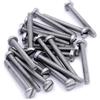 Merriway BH06917 Bulk Hardware-Viti a Testa cilindrica in Acciaio Inox 316 A4 per Macchina Marina, con Intaglio M4 x 40 mm, Confezione da 20, tonalità Argento