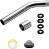 HIQIU Estensione soffione doccia G1/2 pollici 15 cm in acciaio inox soffione prolunga angolo braccio doccia accessori extra
