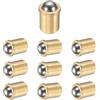 sourcing map 10 stantuffi a sfera in acciaio inossidabile 304, diametro 8 mm. Chiusura a sfera liscia a spinta a molla, posizionamento di precisione, forza terminale 70N, per dispositivi meccanici,