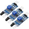 Ebksqs Sensore di ostacolo a infrarossi a infrarossi, set da 3 pezzi, per Arduino e Raspberry Pi, modulo a infrarossi per auto robotica e Smart Car (con istruzioni EBook)