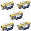 SIENOC 5X Convertitore di Genere Adattatore Seriale RS232 9 Poli - Gender Changer Maschio/Femmina Adattatore DB9 Pin Maschio a DB9 Pin Femmina