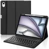 IVEOPPE Tastiera iPad Air 11 M4 2026/M3 2025/M2 2024, Cover Tastiera Italiano QWERTY Bluetooth Staccabile iPad Air 11 Pollici 2024/2025/2026, Nero