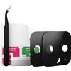 Eonpam 2 Pezzi Vetro Fotocamera Lente per Google Pixel 4 / Pixel 4 XL Vetro Camera Glass Sostituzione Originale Vetrino Lente+Kit di Riparazione