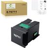 JoyPrinting T6711 - Scatola di manutenzione di ricambio per Epson C13T671100 Work con WF-3010 WF-3520 WF-3530 WF-3540 WF-3620 WF-3640D WF-7110 WF-7210 WF-7610 (confezione da 1)