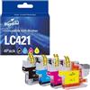 Superprint Cartuccia compatibile con cartucce d'inchiostro Brother LC421