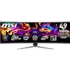 msi MPG 491CQPX QD-OLED 49 Monitor, DQHD 5120x1440 1800R, 240Hz, 0.03ms, DisplayHDR True Black 400, G-SYNC, FreeSync Premium Pro, HDMI 2.1, DP 1.4a, USB-C (98W PD), Nero