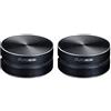 docooler Altoparlante wireless da 2 pezzi Altoparlanti a conduzione ossea Mini altoparlante stereo portatile ad alto volume Cassa di risonanza con microfono incorporato