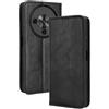 RonRun Cover ZTE Blade A76 5G, Custodia a Libro con Supporto Stand e Slot Porta Carte Case a Portafoglio Magnetica in Pelle PU Adatto per ZTE Blade A76 5G, nero