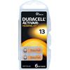 Duracell 120 x Tipo 13 - DURACELL Hearing Aid EasyTab - Pile per apparecchi acustici