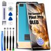 DTD OLED per Google Pixel 7 PRO Schermo di Ricambio per Google Pixel 7 PRO LCD Digitizer per Google Pixel 7 PRO Touch Screen Display Assembly Repair Kit con Cornice con Funzione di Impronte digitali