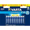 VARTA Longlife Power Batterie AAA Micro LR03 (pacco da 10) Batteria alcalina - Made in Germany - Ideali per giocattoli, torce, controller e altri dispositivi a batteria