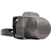 Megagear Olympus Om-D E-M10 Mark Iii (14-42Mm) Ever Ready Custodia In Finta Pelle Per Fotocamera Con Tracolla Grigio Mg1348