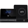 DUAL DAB+/Bluetooth Radio Radio Sveglia con Ricarica Induzione e Connettività Bluetooth 5.0, Nero, Compatibile con Smartphone