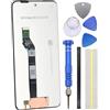 Double Sure Schermo LCD IPS di ricambio per Motorola Moto G05 E15 nero 6,6 pollici