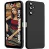 ISOI - Cover per Samsung Galaxy A05s, Custodia Morbida in Silicone Liquido, Protezione Completa Antiurto Ultra Sottile per il Corpo - Nero