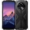 Blackview Smartphone Rugged BV8100, Doppie Torce LED, Helio G99 24GB+256GB, 6,5'' 120Hz 2,4K FHD+, Fotocamera 50MP, Batteria 8800mAh, Telefono Cellulare Impermeabile IP68 Android 14, GPS NFC Nero