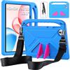 RollinCase Custodia per bambini Honor Pad 10 Tablet 12.1 Pollici 2025, Eva Leggermente antiurto custodia protettiva con manico per bambini e tracolla, Blu