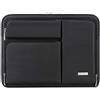 Lacdo 360° Protettiva 11 Pollici Borsa Custodia per 11.6 Pollici Samsung ASUS Acer Dell Lenovo HP Chromebook, Surface Pro 9 8 X 7 6, MacBook Air 11, HP Stream 11 Antiurto Impermeabile, Nero