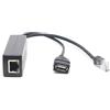 DSLRKIT - Splitter PoE attivo, da 48 V a 5 V, 5,2V, 2,4 A, USB tipo A femmina, 802.3af, per tablet