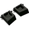 Printbtw Piedini per tastiera adatti per Corsair K63 K65 K70 K95, 1 paio di piedini di ricambio per tastiera, colore nero, stampa 3D, Made in Germany