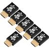 EVanlak Emulatore mini HDMI EDID Passthrough - 1080p a 4K a 60Hz | Design compatto | Supporta interruttori HDMI, estensori, ricevitori AV, splitter video 3840 x 2160 @ 60Hz - 6 pezzi