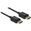 Delock Cavo DisplayPort coassiale 8K 60 Hz, 1 m, con tripla schermatura