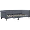 vidaXL Letto da giorno grigio scuro 90x190 cm in velluto