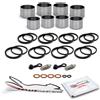 Brakemasters Aprilia Rst Futura 2002 Pistone Pinza Freno Anteriore Guarnizione Kit Set