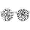 Alexander Castle gemelli per camicia cerchio celtico Argento sterling con scatola regalo