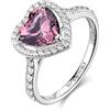 Brosway Anello Donna in Argento e Tender Pink con Simbolo Cuore | Collezione Fancy - FTP25E