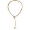Flongo Flonge Collana da donna a serpente pieghevole: collana regolabile Medusa con strass, collana girocollo vintage a serpente gioielli alla moda per le donne