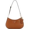 GUESS Noelle II Top Zip Shoulder Bag Light Cognac