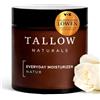 TALLOW Naturals Everyday Moisturizer Natur - VISTO IN TV - Crema Viso al Sego Bovino, Bio Beef Tallow Skincare, Crema Idratante Naturale da Bovini Allevati al Pascolo in Germania (120ml)