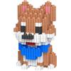 NOOLY Mattoni da Costruzione per Cani Micro, Set di Mattoncini per Adulti e Ragazzi Ragazze CLJM-01 (Shiba Inu)