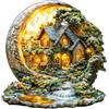 Jigfoxy Puzzle in legno per adulti, giardino sulla luna, puzzle in legno per adulti, puzzle di animali in legno unico, famiglia e amici L-34 x 34 cm - 275 pezzi