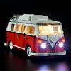 MENZAVA Kit di illuminazione a LED compatibile con Lego 10220 Le Camping-Car Volkswagen T1 Creator Expert - Gioco di luce per modello di costruzione (modello non incluso)