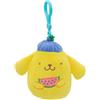 Squishmallows Pompompurin di Hello Kitty a clip, 8,9 cm