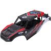 Drfeify Carrozzeria per Auto RC 1:18, Materiale PVC Premium, Facile da Installare, Leggera (con Aspetto elegante) per Auto RC (rosso)