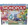 Monopoly My First Monopoly Game, gioco da tavolo per bambini dai 4 anni in su 2 lati, strumenti di insegnamento giocoso per famiglie, multicolore