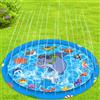 MULEVIP 170CM Splash Pad, Spruzzi d'Acqua, Giochi Per Bambini - PVC Spruzza, Piscina 0.25MM Per Giochi Estivi All'Aperto Su Prato E Spiaggia