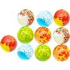 ARSUK Marmi a Pois in Vetro - 10 Biglie 25 mm Fatte a Mano, Set Colorato da Collezione per Bambini, Marble Run, Piste Biglie, Gioco Educativo, Decorazioni Casa, Giardino, Acquari, Regalo Creativo 250g