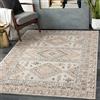 Livabliss Dublin Vintage - da Soggiorno, Sala da Pranzo, Camera da Letto, Cucina - Boho Chic, Design Tradizionale Orientale Etnico, Colorato Pelo Corto 120 x 170 cm - Rosa, Grigio, Arancione