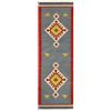HAMID - Tappeto di Design Orientale Kilim Lori, Tappeti di Lana, Kilim Tessuti a Mano, Tappeti per Sala da Pranzo, Camera da Letto, Soggiorno, Corridoio, Salotto (D.1, 250x80 cm)