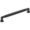 Amerock BP36890FB Stature Cabinet Pull, 8-13/16 pollici (224 mm) Centro-Centro, Nero Opaco