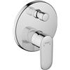 hansgrohe Vernis Blend - Rubinetto per vasca da bagno incasso per 2 utenze, Miscelatore monocomando per vasca per iBox universal, cromo, 71466000